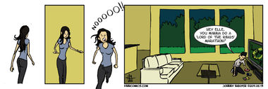 don’t run, what are you doing?!